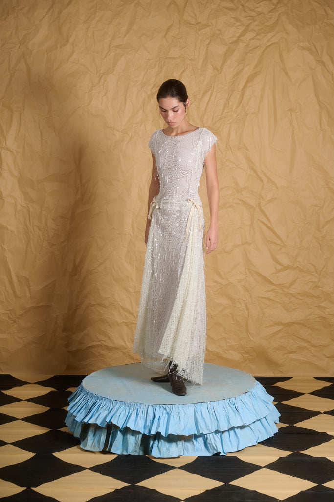 WHITE ELOISE DRESS