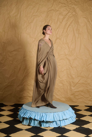 BROWN HARLOW DRESS