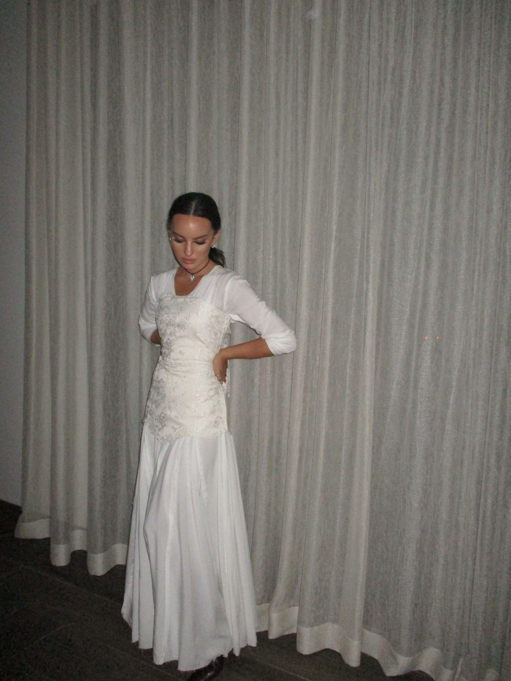 BLANC MAGNOLIA BUSTIER