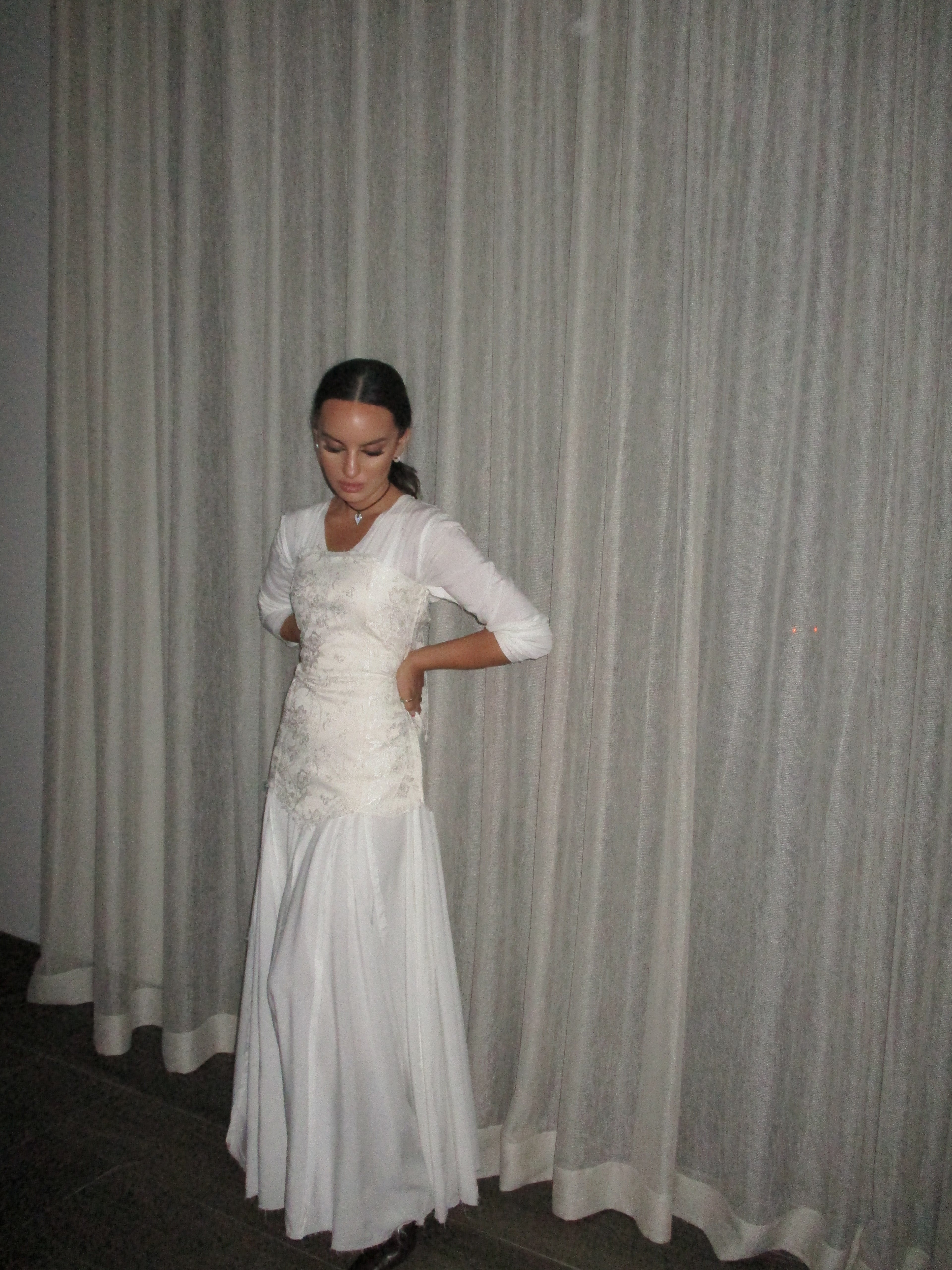 BLANC MAGNOLIA BUSTIER