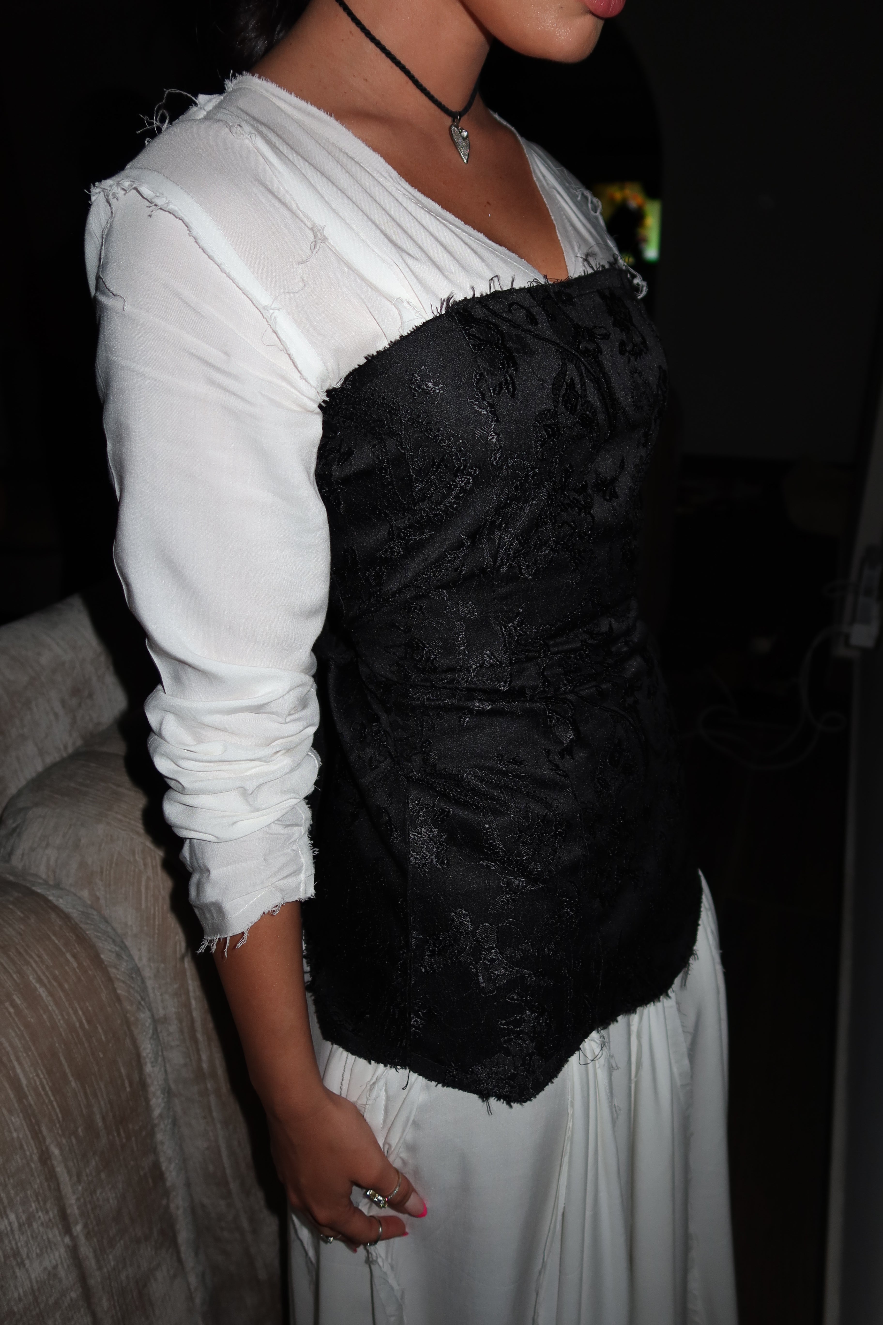 ONYX MAGNOLIA BUSTIER