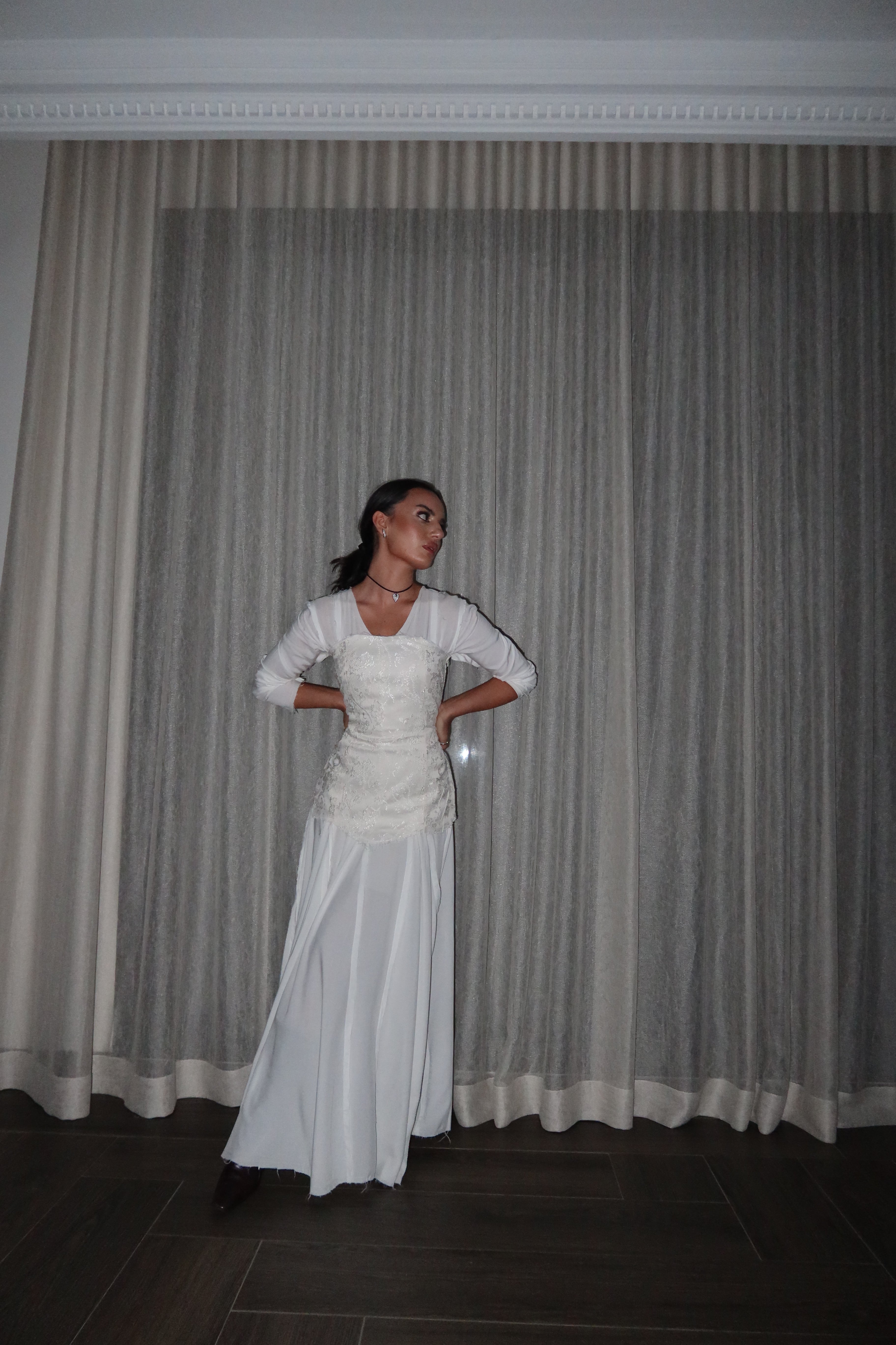 BLANC MAGNOLIA BUSTIER